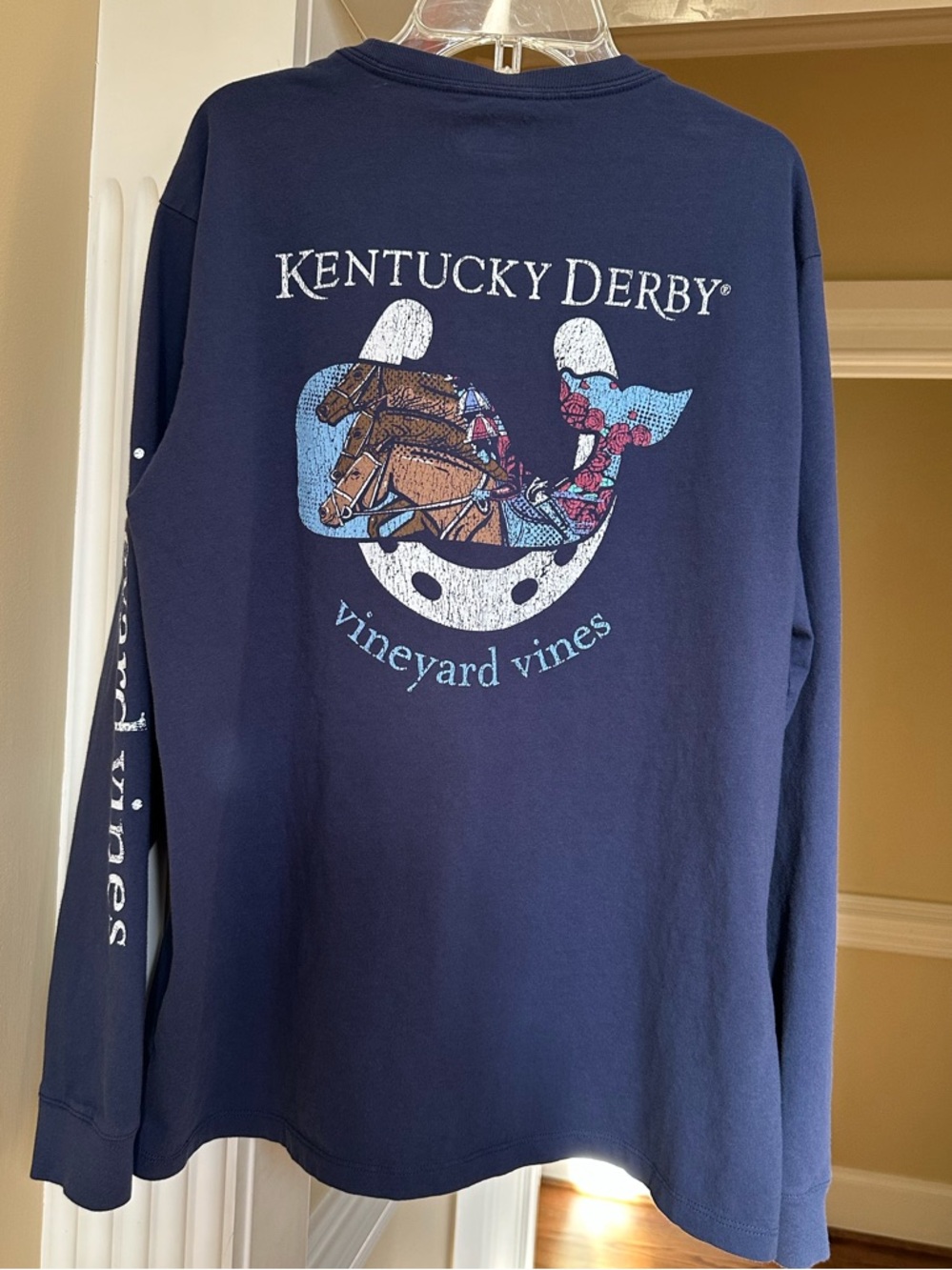 Vineyard Vines men’s Kentucky Derby long sleeve tee
